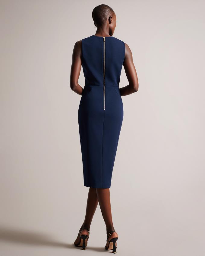 Peignoir Ted Baker Seam Detail Bodycon Bleu Marine Femme | GYQ-00898129